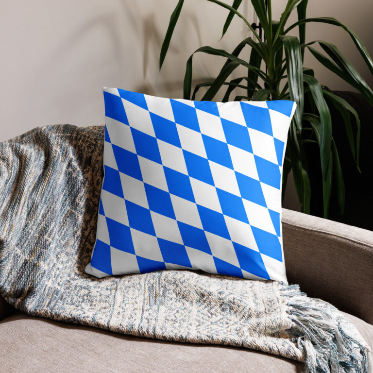 bayerische Flagge Kissen